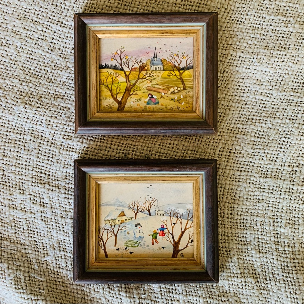 Vintage Miniature Paintings